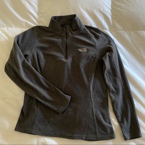 North Face half zip sweatshirt